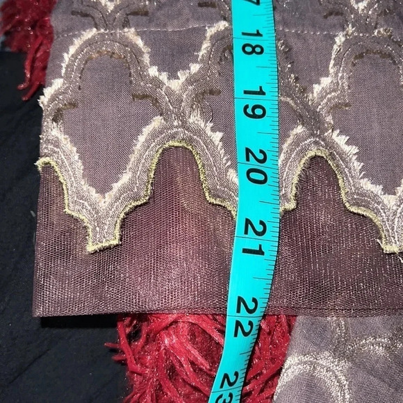 J designs Tile Print  hand embroidered Viscose Kaftan Midi dress Sz small - Picture 11 of 14